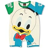 BABYDOLL（ベビードール） ディズニー BIGキャラ半袖ロンパース 子供服 ベビー 80cm ドナルド