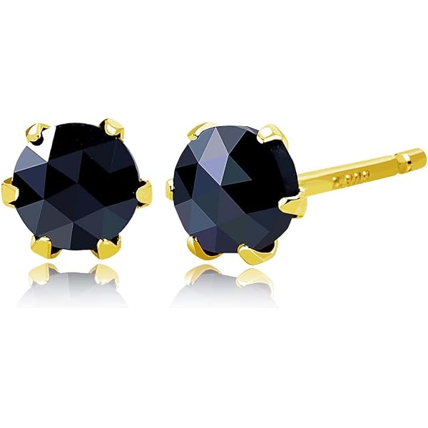 Amazon | [Feli Premium Jewelry] K18YG ブラックダイヤモンド1.00ct