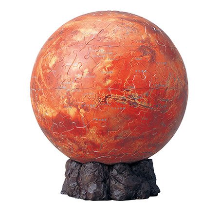3D球体パズル　240ピース　火星儀　KAGAYA　THE　MARS　2024-120
