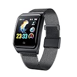 スマートウォッチ IP68防水 smart watch 活動量計 スマートブレスレット腕時計 自動睡眠検測 歩数計 心拍数計 消費カロリー