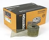 BOSTITCH C10S120DG Thickcoat Round Head 3-Inch by .120-Inch by 15 Degree Wire Collated Screw Shank C