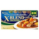 ハウス クロスブレンドカレー 中辛 140g ×5個 【大人も子どもも楽しめる家カレーのおいしさ】