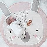 BIUBEE ベビークロールマット　遊びマット 柔らかい　綿　パッド　床マットパッド　カーペット　空調ブランケット　クッション　幼児