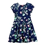 carter's カーターズ ワンピース 2T ネイビー花柄 ドレス 花柄 半袖 女の子 キッズ 子供 春夏 [並行輸入品]