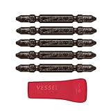 ベッセル(VESSEL) リブビット BL 両頭 +2×65mm 5本組 ビットクリップ付 RB5P2065-BL