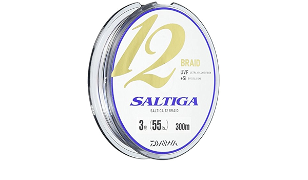 Amazon ダイワ Daiwa Peライン ソルティガ 12ブレイド 300m 3号 55lb マルチカラー ダイワ Daiwa ライン