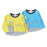 mother goose(マザーグース) 長袖Ｔシャツ (80～130cm) キムラタンの子供服 (11140-171a) イエロー 100