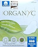 Organyc - Moderate Flow Pads - 10 Count - by ORGANYC