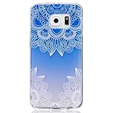 Samsung Galaxy S6 Edge ケース カバー, UNEXTATI 高品質 TPU 超薄型 柔軟 保護カバー ケース 液晶保護 脱着簡単 耐衝撃 軽量 Samsung Galaxy S6