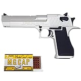 タナカワークス デザートイーグル .50AE HW シルバー 発火式モデルガン キャップセット