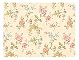 York Wallcoverings LN7522SMP Remington Rose Geranium Multi Floral 8 X 10 Wallpaper Memo Sample [並行輸入