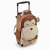 Babyhugs? 3-Way Kids Animal Trolley Rolling Cabin Luggage Backpack Rucksack Preschool School Bag wit