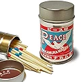 ピース印 アウトドア・スチール缶マッチ