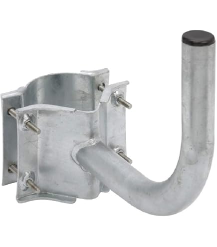 Amazon | マスプロ電工 住宅用鋼管引込小柱用マスト取付金具 SKPM32  