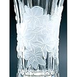 クリスタル花器　蘭柄花器（大）【クリスタル】 蘭柄花器（大）