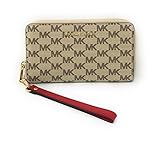MICHAEL Michael Kors Studio Jet Set Signature Large Multifunction Phone Wallet [並行輸入品]