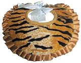 Pickles 11"X10" Journey Faux Fur Baby Bib, Tiger by Pickles [並行輸入品]