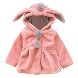 Cutelove　暖かいセーター　コート　ウインドブレーカー　フード付き　トップス　ロングスリーブ　長袖　コットン　綿　女の子　ベビー　ガールズ　赤ちゃん　幼児　冬　可愛い　暖かい　ファッション　素敵