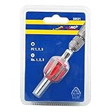 Coolshare 7 個入り クローム製 スクリュービットホルダー 片端が磁気着脱式 電動ドリル用