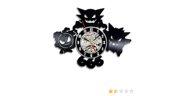 Amazon Co Jp ポケモンギフト壁時計ビニールレコードウォールクロック 現代の手作りアートであなたの家を飾る ホーム キッチン