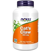 Amazon | NOW Foods - 猫の爪(Una de Gato) 500 mg。250カプセル