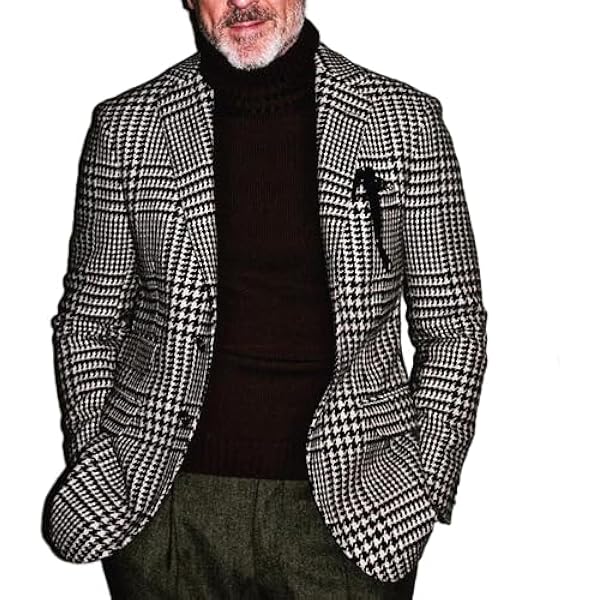 THE SUIT COMPANY チェック柄ビジネスジャケット 38 Amazon.co.jp: [Snughom] ジャケット メンズ 格子柄 テーラード
