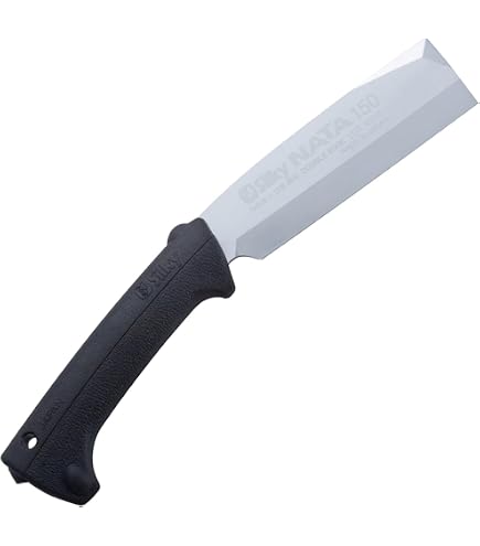 Amazon | 五十嵐刃物工業 鋼典 鋼付 両刃鞘鉈 コブ柄 180mm C-141 | なた