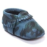 DESDEMONA Baby Girls and Boys Walkers Baby Products Nepalese Color Blue Infant Shoes (3-18 Months of