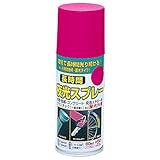 ニッペ 長時間夜光スプレー 80ML 赤色