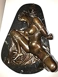 ブロンズ真鍮アートホットStatue – Tied Down Girl – Bondage Sex Play – S & Mスタイル – Breasts – 脚Wide Open For Sex – 