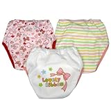 アスナロ（肌着・下着） トレーニングパンツ ベビー 3層構造 3枚組 パンツ 綿100％80 白系