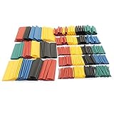 Ocr TM 328 Pcs 8 Sizes Assortment 2:1 Heat Shrink Tubing Tube Sleeving Wrap [並行輸入品]