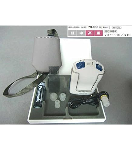 Amazon.co.jp: パナソニック製補聴器用イヤホンコード＊WH-2400W