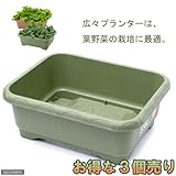 リッチェル 緑のやさいプランター 50型(グリーン) 3個売り