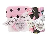 Trend Lab Maya Dot Bouquet Set - Hooded Towel and 5 Pack of Wash Cloths by Trend Lab [並行輸入品]