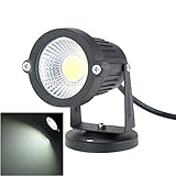 Lixada 6W 85-265V AC IP65 アルミLED 芝生 スポットライトランプ ハイパワー RGB 池、パス、ガーデン、庭、屋外用 【CE RoHS認証】