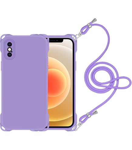 SWAROVSKI iPhone X / XS ケース パープル Amazon.co.jp: iPhone XS ケース iPhone X ケース ショルダー クリア