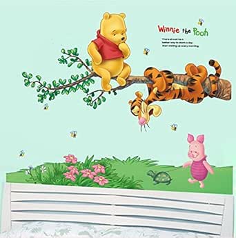 公式 取寄せ ディズニー Disney くまのプーさん 壁紙 デカール シール ステッカー 子供部屋 装飾 壁用 ウォールステッカー 飾り 部屋 子供用 女の子 男の子 並行輸入品 Wallhogs Winnie The Pooh Mega Pak Room Makeover Wall Decal クリスマス 誕生日 プレゼント