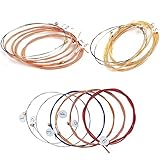 3set入 ギター 弦 ベーシック 弦 フォークギター用セット弦 ギターの交換用弦 18本入り 金属弦セット アコースティックギター弦 スチールコア銅合金製