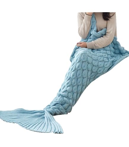 Amazon｜マーメイドブランケット ブランケット マーメイド 人魚姫 着る