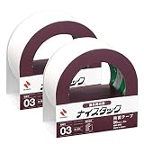 ニチバン 両面テープ ナイスタック 屋外掲示用 50mm 2個パック NW-N50AZ2P