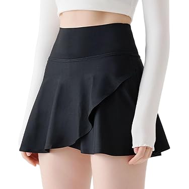 新品 社交ダンス スカート 黒 パーティ タンゴ 軽量 クイック 1264