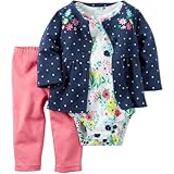 Carter's(カーターズ) 3ピースリトルジャケットセット ネイビー 上下セット 9ヶ月【並行輸入】