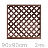 旭興進 JJウッドラティス9090(2枚組) TC-WPC9090 BR*2 ブラウン