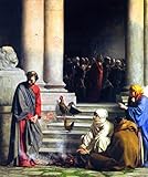 The Denial of Peter – by Carl Heinrich Bloch – Unframed 24" by 29" AC-49670-2429