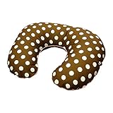 HashkuDe(ハッシュクード) 洗える授乳クッション ポルカドット ブラウン
