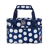 Cuby マザーズバッグ ママバッグ 大容量 ミルク保温 弁当バッグ 保温保冷 ランチバッグ アウトドア 通勤 学校にも適用 (ブルー)