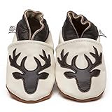 Soft Leather Baby Shoes Deer [ソフトレザーベビーシューズ鹿] 4-5 years (17.5 cm)