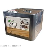国産自然塗料 U-OIL for DIY(屋内・屋外共用)クリアタイプ - 9L (Dクリア)