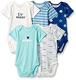 The Children 's Place Baby Boys '半袖ボディスーツ カラー: グリーン